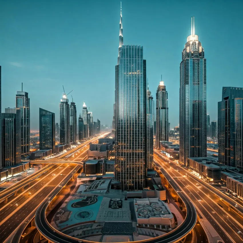 A vibrant Dubai city, how to do digital marketing in Dubai